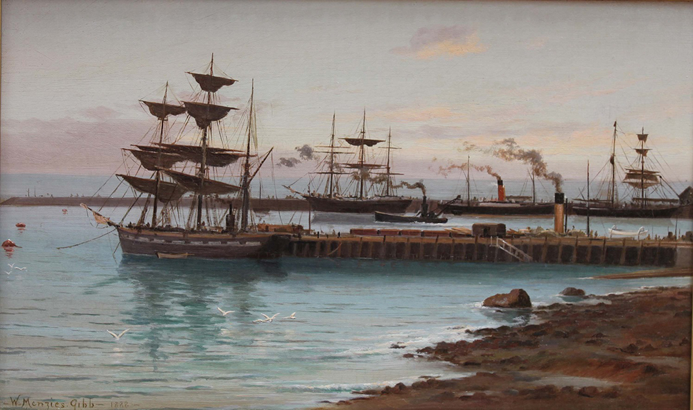 AIGANTIGHE ART GALLERY Gibb William Menzies Timaru harbour THMB