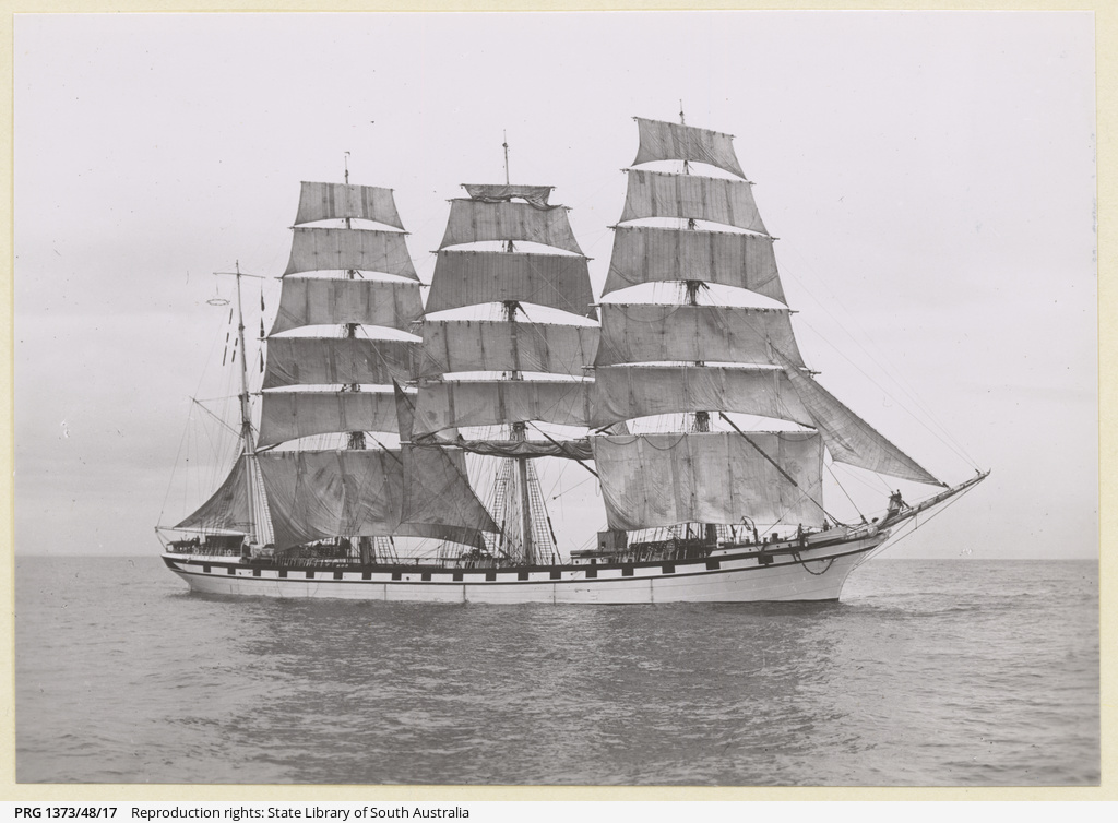 Caroline steel 4 masted barque PRG 13734817 Photograph PRG 1373 48 17