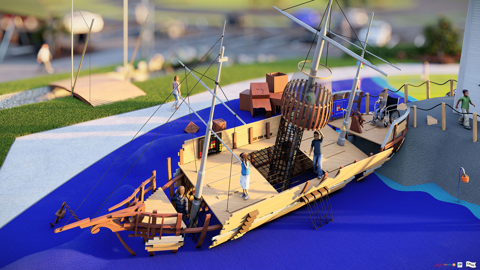 Caroline Bay Playground Upgrade Ship