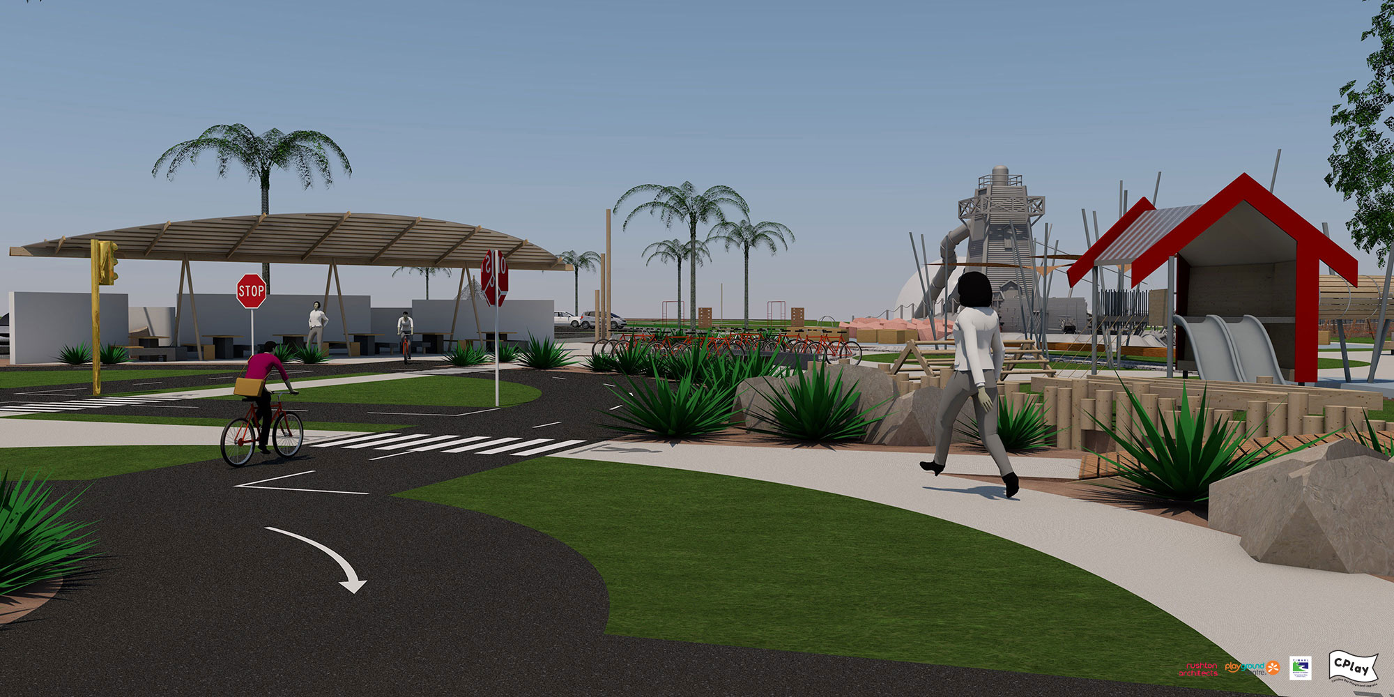 Caroline Bay Playground Upgrade 210924 40 food gathering Web